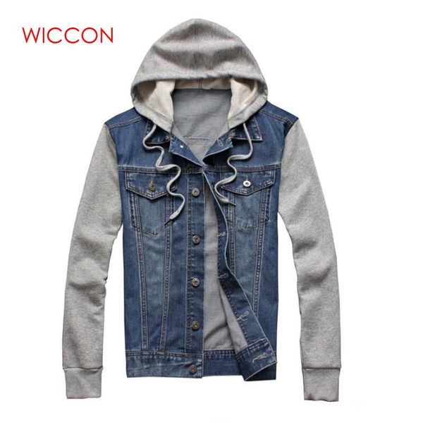 the trend of men's fashion casual hooded denim jackets outwear spring slim large size men's jackets, Black;brown
the trend of men's fashion casual hooded denim jackets outwear spring slim large size men's jackets, Black;brown