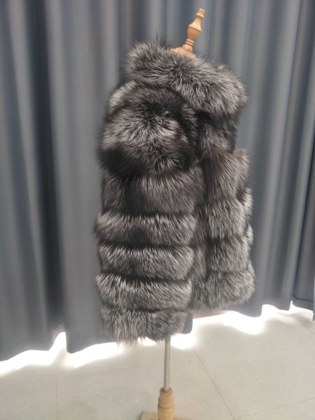 real fur coat female winter authentic natural fur women's jacket winter thickening full leather coat, Black
real fur coat female winter authentic natural fur women's jacket winter thickening full leather coat, Black