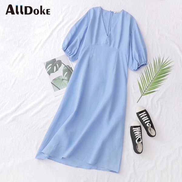 alldoke blue casual maxi long dress women summer high waist v neck lantern sleeve cotton ladies office a line dresses vestidos, Black;gray
alldoke blue casual maxi long dress women summer high waist v neck lantern sleeve cotton ladies office a line dresses vestidos, Black;gray