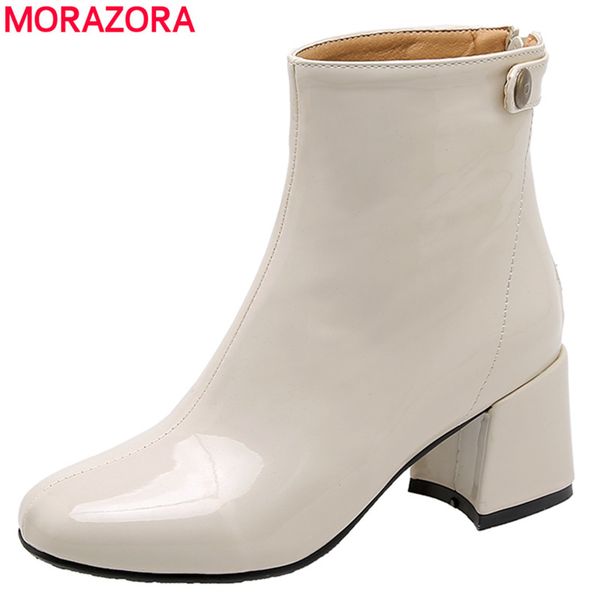 morazora 2020 women ankle boots zip autumn winter high heels boots fashion dress shoes ladies office shoes big size 46, Black
morazora 2020 women ankle boots zip autumn winter high heels boots fashion dress shoes ladies office shoes big size 46, Black