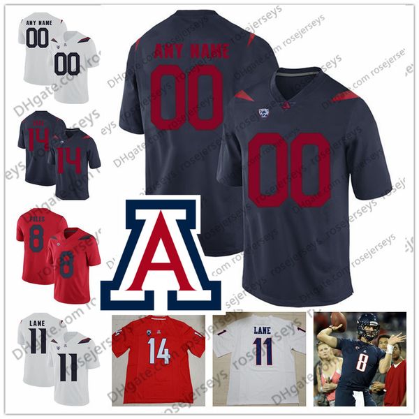 2019 arizona wildcats #23 gary brightwell 38 dante smith 81 bryce wolma navy blue red white jersey, Black
2019 arizona wildcats #23 gary brightwell 38 dante smith 81 bryce wolma navy blue red white jersey, Black