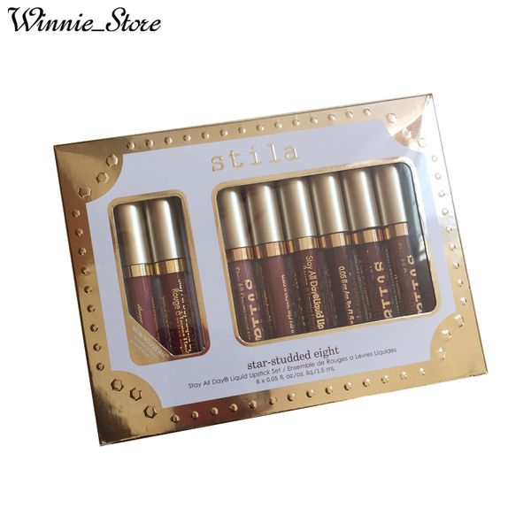 Factory direct dhl tila tar tudded eight tay all day liquid lip tick et 8pc long la ting creamy himmer lip tick lip glo
Factory direct dhl tila tar tudded eight tay all day liquid lip tick et 8pc long la ting creamy himmer lip tick lip glo