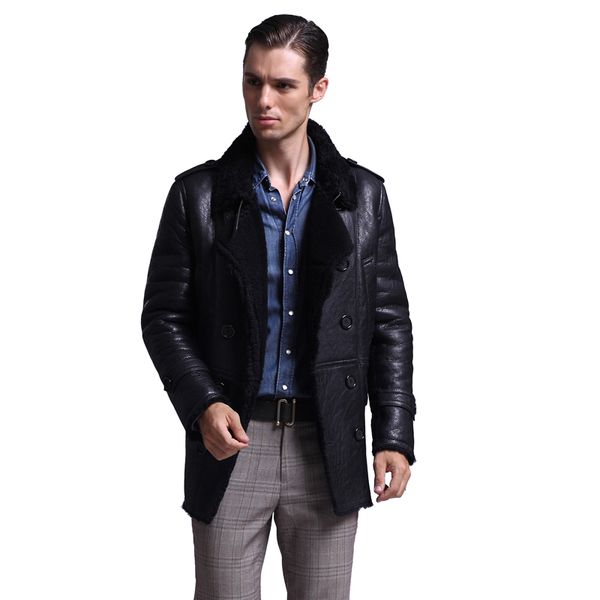 sheep leather shearling real fur short winter coat men wool jacket 2020 veste homme 269 yy826, Black
sheep leather shearling real fur short winter coat men wool jacket 2020 veste homme 269 yy826, Black