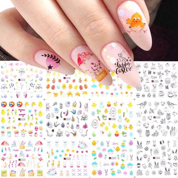 12 шт easter серия nail наклейка наклейка набор цветы письмо дизайн девушка маникюр ползунки для ногтей art decoration laa1573-1584, Black 
12 шт easter серия nail наклейка наклейка набор цветы письмо дизайн девушка маникюр ползунки для ногтей art decoration laa1573-1584, Black