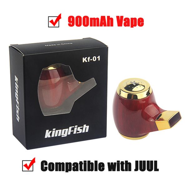 original kf-01 e pipe pods 900mah vape battery wood magnetic vapor mods for juul cartridges vape coco portable pens
original kf-01 e pipe pods 900mah vape battery wood magnetic vapor mods for juul cartridges vape coco portable pens