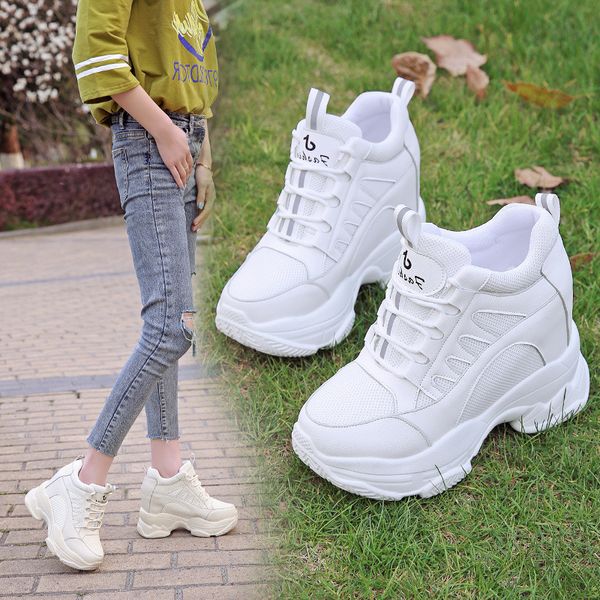 2020 spring new chunky sneakers women shoes woman increased high heels casual shoes fashion lace up thick bottom solid dad, Black
2020 spring new chunky sneakers women shoes woman increased high heels casual shoes fashion lace up thick bottom solid dad, Black