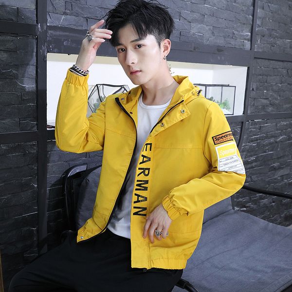 new style coat autumn & winter korean-style trend new style tooling jacket men's slim fit handsome baseball, Black
new style coat autumn & winter korean-style trend new style tooling jacket men's slim fit handsome baseball, Black