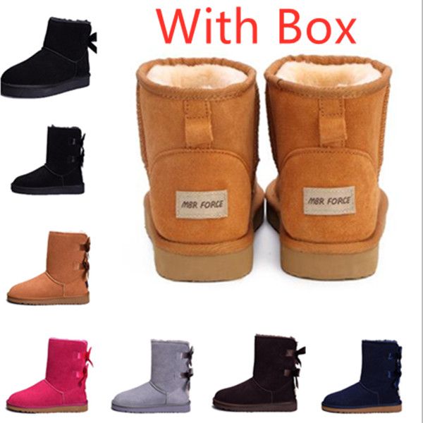 2019 bailey boot australia classic women snow boots fashion ankle short bow boots woman shoes large size 5-10 ing, Black
2019 bailey boot australia classic women snow boots fashion ankle short bow boots woman shoes large size 5-10 ing, Black