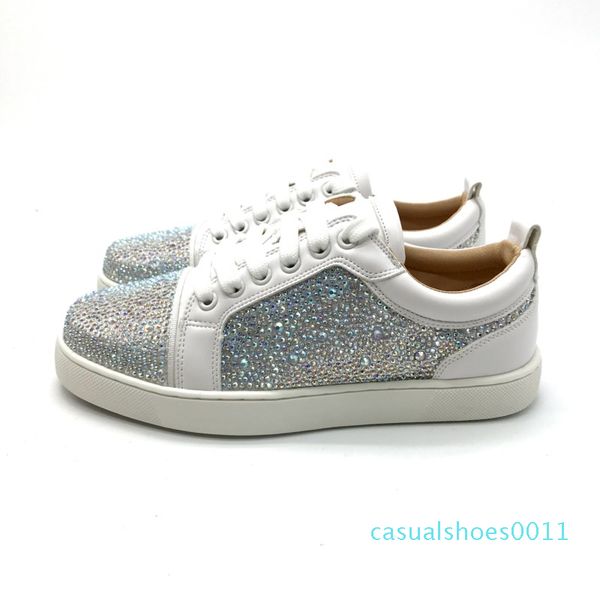 red bottoms lace up casual shoes red bottom low cut fashion leather suede party wedding men women shoes size 36-47 shoes with box cc11, Black
red bottoms lace up casual shoes red bottom low cut fashion leather suede party wedding men women shoes size 36-47 shoes with box cc11, Black