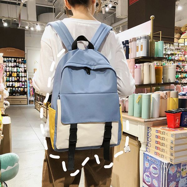 multi-pocket stitching backpacks for women school bags for teenage girls female ladies canvas travel bags anti theft backpack
multi-pocket stitching backpacks for women school bags for teenage girls female ladies canvas travel bags anti theft backpack