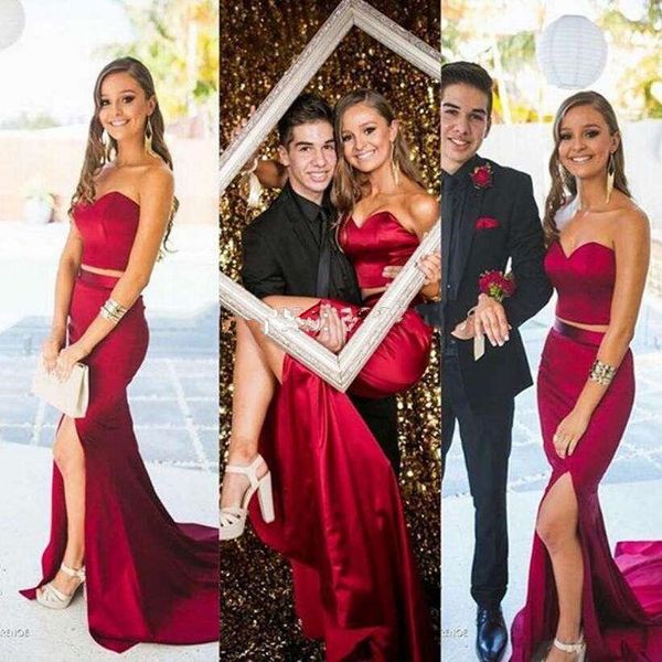 2019 sweetheart slim mermaid prom dresses two piece formal long special occasion party gowns customized evening party gowns special occasion, Black
2019 sweetheart slim mermaid prom dresses two piece formal long special occasion party gowns customized evening party gowns special occasion, Black