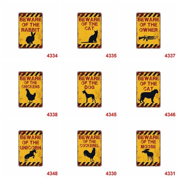 Retro ouvenir tin po ter animal rabbit dog beware warning 20 30cm metal tin ign for collection 4rjy
Retro ouvenir tin po ter animal rabbit dog beware warning 20 30cm metal tin ign for collection 4rjy