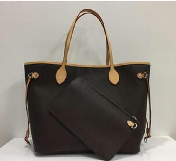 black 3 color vintage classic women's tote 2 piece tote bag fashion high-end shoulder bag leather clutch bag wallet 40156
black 3 color vintage classic women's tote 2 piece tote bag fashion high-end shoulder bag leather clutch bag wallet 40156