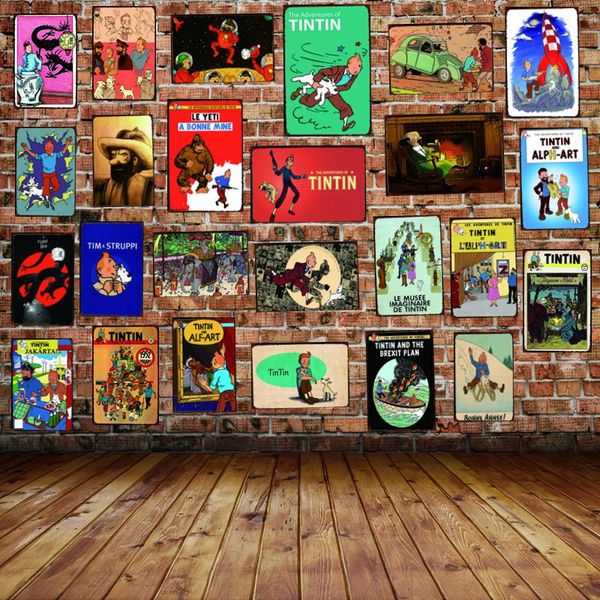tintin cartoon mteal sign plaque metal vintage cafe home art kids room wall decor unique gift cuadros du-2524b
tintin cartoon mteal sign plaque metal vintage cafe home art kids room wall decor unique gift cuadros du-2524b
