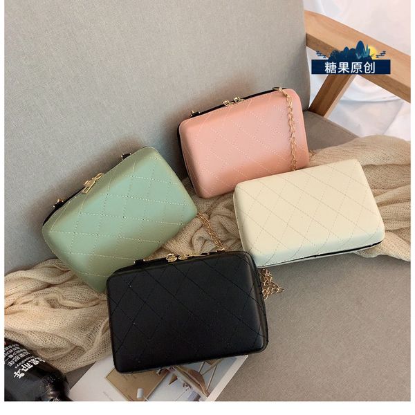 small bag women package 2020 all-match cable satchel diamond lattice chain case package single shoulder
small bag women package 2020 all-match cable satchel diamond lattice chain case package single shoulder