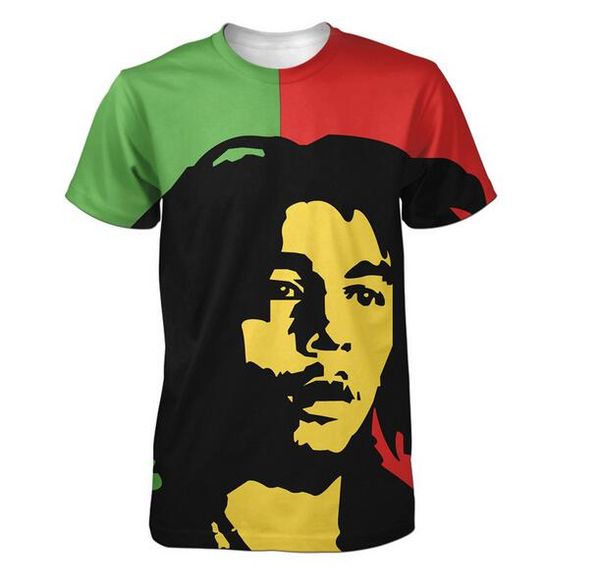 wholesale - fashion womens/mens bob marley funny 3d creative casual t-shirts r087, White;black
wholesale - fashion womens/mens bob marley funny 3d creative casual t-shirts r087, White;black