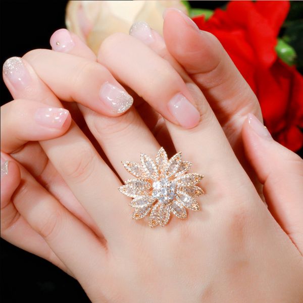 qoolady 2019 new style yellow gold cubic zirconia charming 3d large flower women rings engagement wedding jewelry f025, Slivery;golden
qoolady 2019 new style yellow gold cubic zirconia charming 3d large flower women rings engagement wedding jewelry f025, Slivery;golden