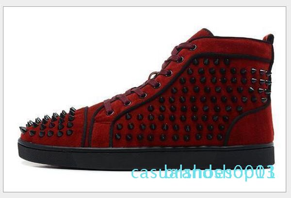 sale designer studded spikes flats shoes mens sandals red bottom shoes for men and women party lovers genuine leather sneakers c13, Black
sale designer studded spikes flats shoes mens sandals red bottom shoes for men and women party lovers genuine leather sneakers c13, Black