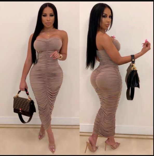 designer womens dresses irregular ruched strapless long bodycon dress summer fashion club party women dresses, Black;gray
designer womens dresses irregular ruched strapless long bodycon dress summer fashion club party women dresses, Black;gray