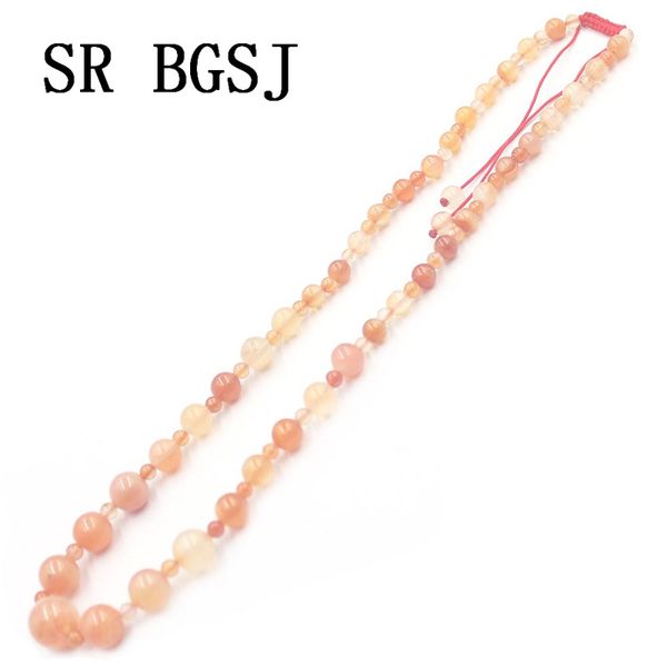 4-12mm carnelian agat graduated natural gems stone adjustable necklace 18, Golden;silver
4-12mm carnelian agat graduated natural gems stone adjustable necklace 18, Golden;silver
