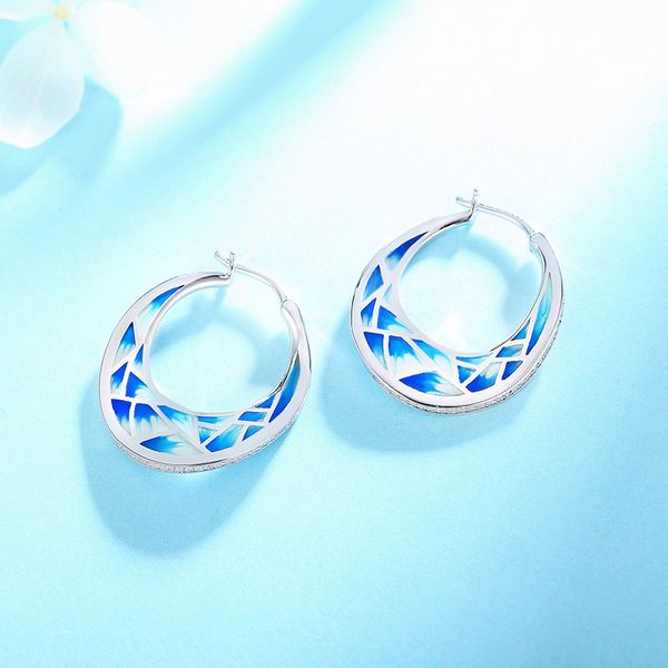 925 sterling silver colorful enamel drop earrings blue charms earrings fashion jewelry for luxury women accessories party 2018
925 sterling silver colorful enamel drop earrings blue charms earrings fashion jewelry for luxury women accessories party 2018
