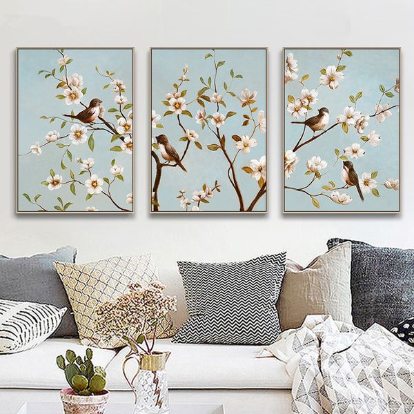 new chinese style branches birds flowers poster and prints canvas print painting art wall pictures for living room home decor
new chinese style branches birds flowers poster and prints canvas print painting art wall pictures for living room home decor