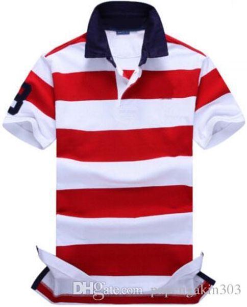 usa fashion men striped polo shirt big horse embroidery short sleeve slim casual polos cotton classic t-shirts jerseys white green, White;black
usa fashion men striped polo shirt big horse embroidery short sleeve slim casual polos cotton classic t-shirts jerseys white green, White;black