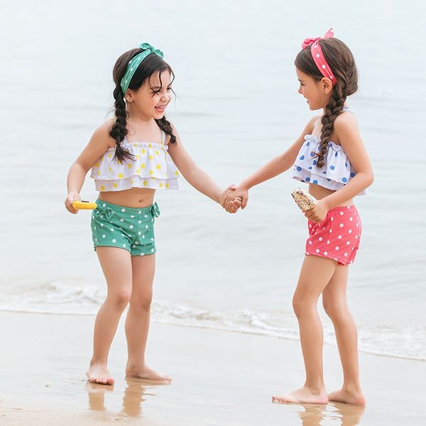 2020 children's boxer shorts swimsuit women's backless casual polka dot split swimsuit hipster conservative boxer pants, White;black
2020 children's boxer shorts swimsuit women's backless casual polka dot split swimsuit hipster conservative boxer pants, White;black