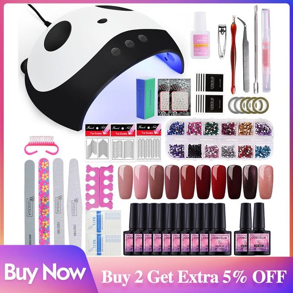 coscelia 36w lamp for nail 10 color uv gel nail polish kit manicure machine art tools set base manicure set gel polish
coscelia 36w lamp for nail 10 color uv gel nail polish kit manicure machine art tools set base manicure set gel polish