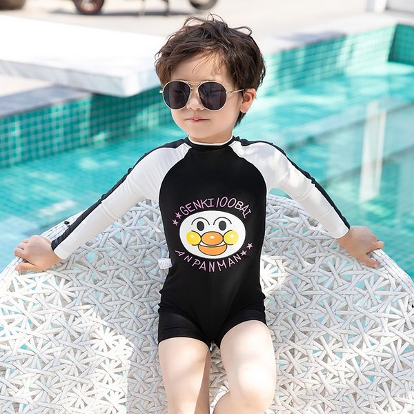 spring children's one-piece cute baby long-sleeved sunscreen swimsuit swimsuit for boys and girls, White;black
spring children's one-piece cute baby long-sleeved sunscreen swimsuit swimsuit for boys and girls, White;black