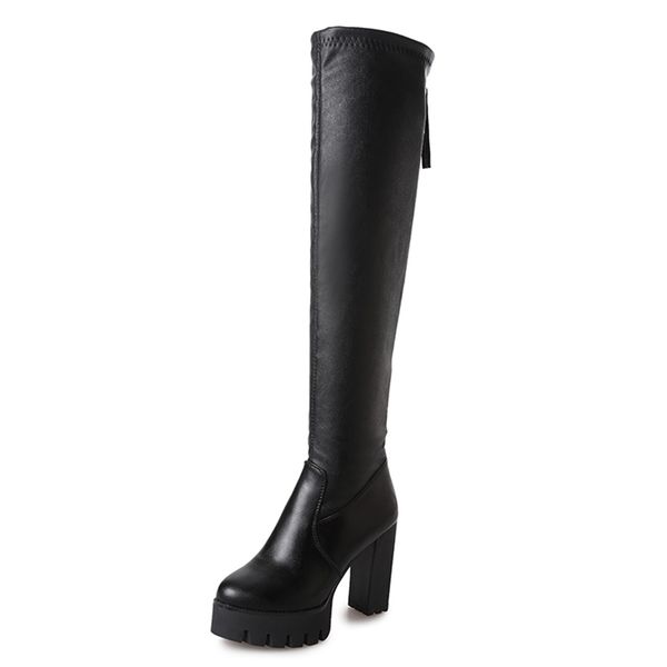 women black over the knee boots platform high heel leather thigh high boots women nice winter ladies long shoes 2 style
women black over the knee boots platform high heel leather thigh high boots women nice winter ladies long shoes 2 style