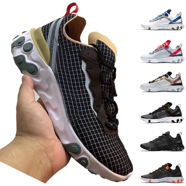 Wholesale New React mens Element 55 Running Shoes Taped Seams Solar Red Metallic Gold Designer trainers Sports womens sneakers size 36-45
Wholesale New React mens Element 55 Running Shoes Taped Seams Solar Red Metallic Gold Designer trainers Sports womens sneakers size 36-45