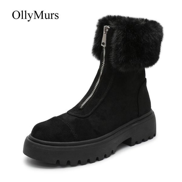 botas mujer 2019 shoes women snow boots wool and fur brand real leather ladies footware snow boots ankle front zip brown, Black
botas mujer 2019 shoes women snow boots wool and fur brand real leather ladies footware snow boots ankle front zip brown, Black