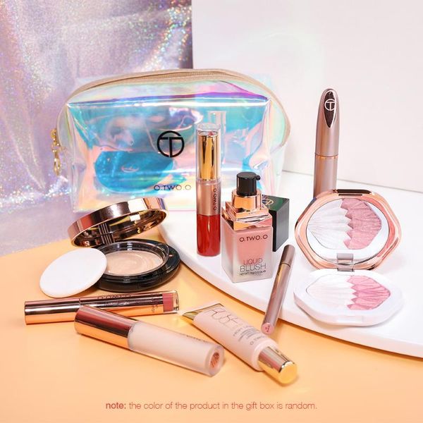 o.two.o 10pcs/set makeup kit include liquid highlighter concealer matte lipstick pressed powder mascara eyeliner cosmetics bag
o.two.o 10pcs/set makeup kit include liquid highlighter concealer matte lipstick pressed powder mascara eyeliner cosmetics bag