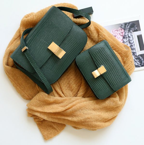 trend genuine leather lizard pattern women bag small square bag shoulder messenger luxury handbags women bags designer
trend genuine leather lizard pattern women bag small square bag shoulder messenger luxury handbags women bags designer