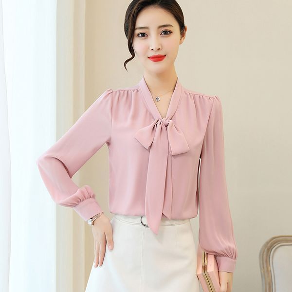 princess bow tie chiffon blouse women fashion v-neck long sleeve casual spring summer shirt women, White
princess bow tie chiffon blouse women fashion v-neck long sleeve casual spring summer shirt women, White