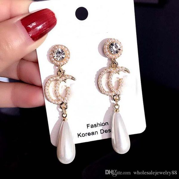 wholesale prevent allergy 925 silver needle earrings crystal pearl letters dangle drop earring women wedding party jewelry gift support mix, Gray
wholesale prevent allergy 925 silver needle earrings crystal pearl letters dangle drop earring women wedding party jewelry gift support mix, Gray