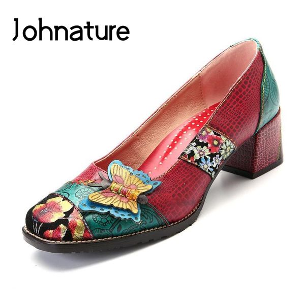 johnature pumps women shoes genuine leather 2019 new autumn square heel round toe casual slip-on retro shallow ladies shoes, Black
johnature pumps women shoes genuine leather 2019 new autumn square heel round toe casual slip-on retro shallow ladies shoes, Black
