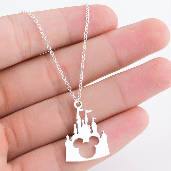 lovely mickey castle cartoon pendant necklace for women children cute fairytale animal jewelry graduation gift bijoux femme, Silver
lovely mickey castle cartoon pendant necklace for women children cute fairytale animal jewelry graduation gift bijoux femme, Silver