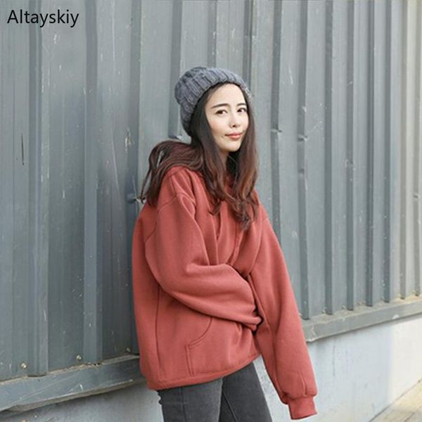 hoodies women solid simple elegant all-match kawaii korean soft ladies womens trendy 2019 autumn sweatshirts lovely, Black
hoodies women solid simple elegant all-match kawaii korean soft ladies womens trendy 2019 autumn sweatshirts lovely, Black