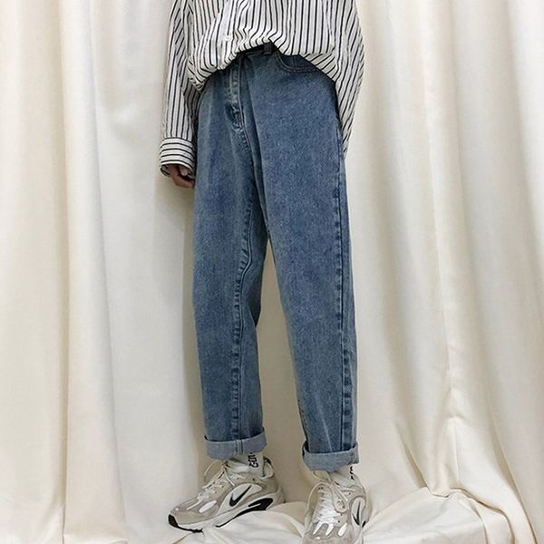 men's jeans men 2021 spring summer loose wide leg pants fashion hip hop blue plus size denim ankle-lenght
men's jeans men 2021 spring summer loose wide leg pants fashion hip hop blue plus size denim ankle-lenght