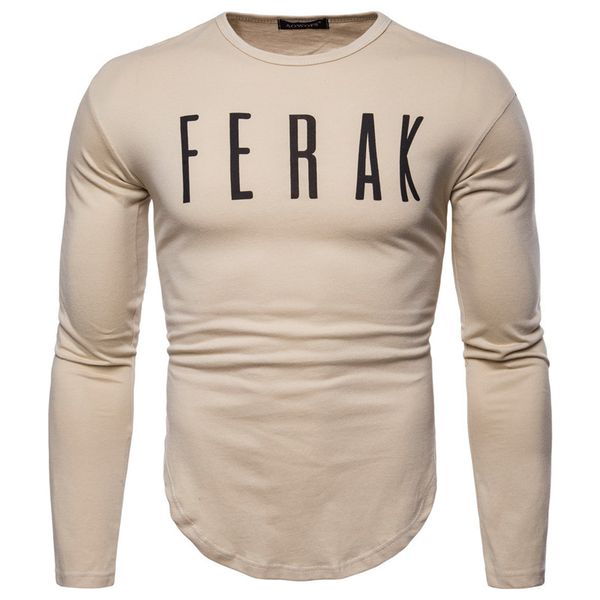 мужские дизайнерские ferak письма printedt рубашки весна моды с длинными рукавами crew neck тройники повседневный мужская одежда, White;black
мужские дизайнерские ferak письма printedt рубашки весна моды с длинными рукавами crew neck тройники повседневный мужская одежда, White;black