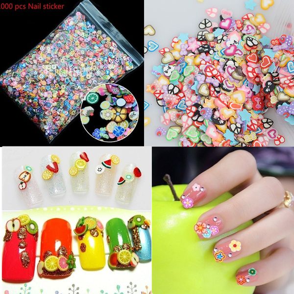 brand new nail art 3d fruit feather flowers mix color diy nail decorations stickers 1000pcs/bag, Black
brand new nail art 3d fruit feather flowers mix color diy nail decorations stickers 1000pcs/bag, Black