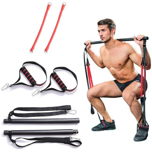 portable home gym resistance bands pilates bar system full body workout fitness equipment training kit elastico para ginastica
portable home gym resistance bands pilates bar system full body workout fitness equipment training kit elastico para ginastica
