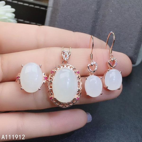 kjjeaxcmy fine jewelry natural white jade 925 sterling silver women pendant necklace ring earrings set support test classic, Black
kjjeaxcmy fine jewelry natural white jade 925 sterling silver women pendant necklace ring earrings set support test classic, Black