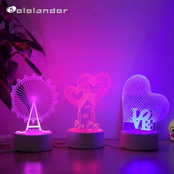 sololandor love 3d lamp creative 3 colors night lights novelty illusion night lamp illusion table lamp for home decorative light
sololandor love 3d lamp creative 3 colors night lights novelty illusion night lamp illusion table lamp for home decorative light