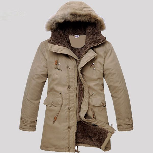 2017 new men's parkas long-term cotton clothing youth thick hooded students jacket high-quality fabric quality cotton warm cold, Tan;black
2017 new men's parkas long-term cotton clothing youth thick hooded students jacket high-quality fabric quality cotton warm cold, Tan;black