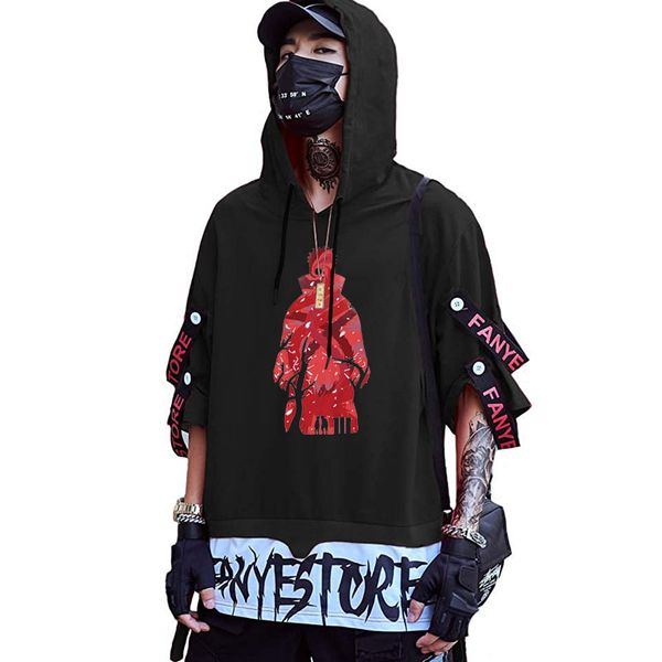 autumn hoodie men's ribbon short-sleeved japanese harajuku style student trend sports shirt hip-hop street clothing, Black
autumn hoodie men's ribbon short-sleeved japanese harajuku style student trend sports shirt hip-hop street clothing, Black
