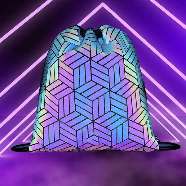 tangde geometric drawing string luminous shoe bag woman fashion fluorescent backpack holographic bag
tangde geometric drawing string luminous shoe bag woman fashion fluorescent backpack holographic bag