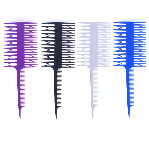 1pcs women updo big tooth comb hair dyeing tool salon professional fish bone shape comb hair dyeing sectioning highlighting comb, Silver
1pcs women updo big tooth comb hair dyeing tool salon professional fish bone shape comb hair dyeing sectioning highlighting comb, Silver
